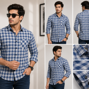 Golden Era Casual Check Shirt