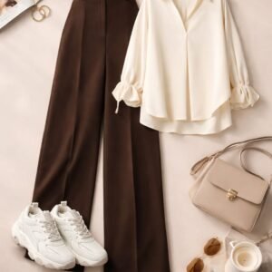 Aurelia Mocha Elegance Co-Ord Set